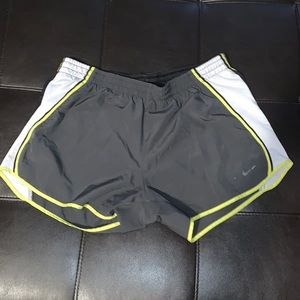 Gray and Lime Nike shorts